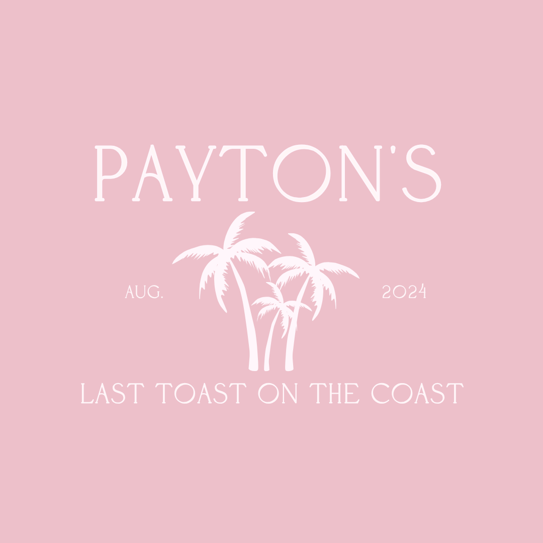 Last Toast On The Coast Bachelorette Mirror Decal