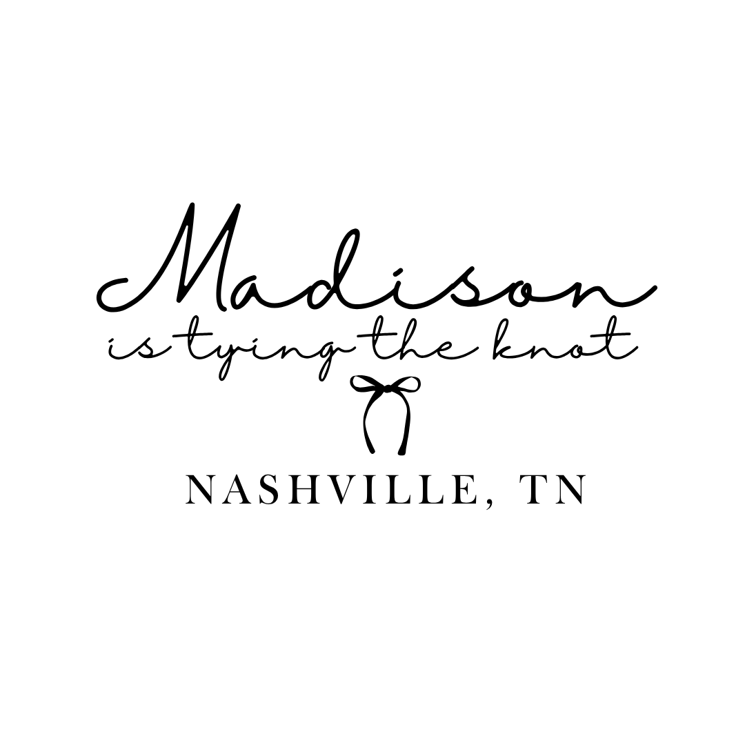 Tying The Knot Backdrop Decal