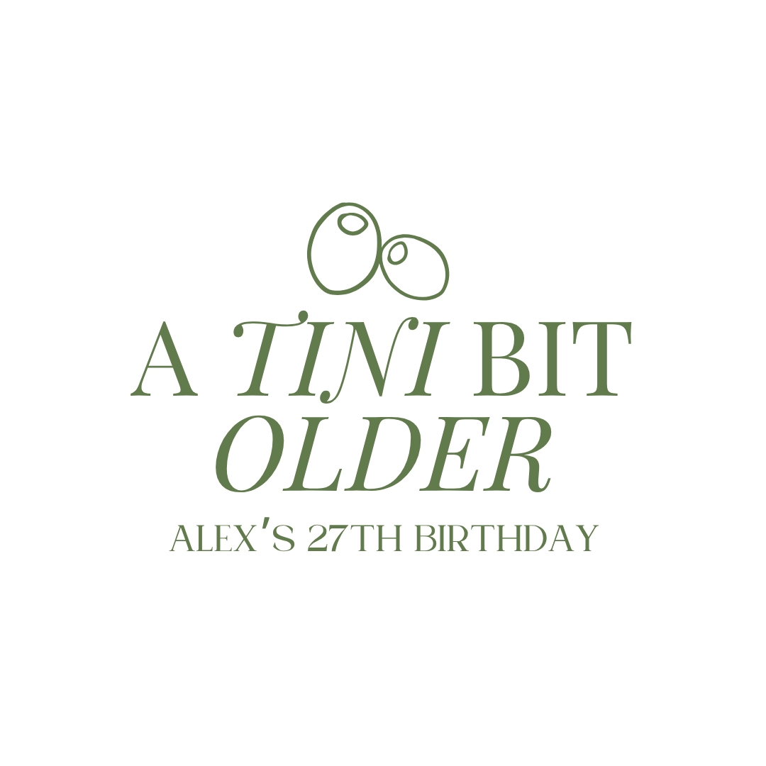 A Tini Bit Older Backdrop Decal