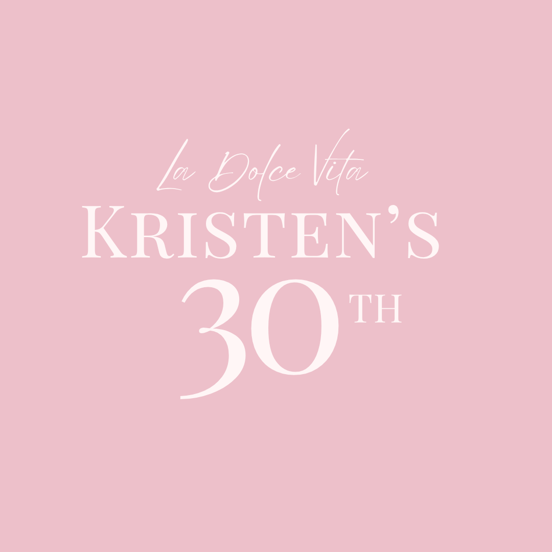 La Dolce Vita Birthday Mirror Decal