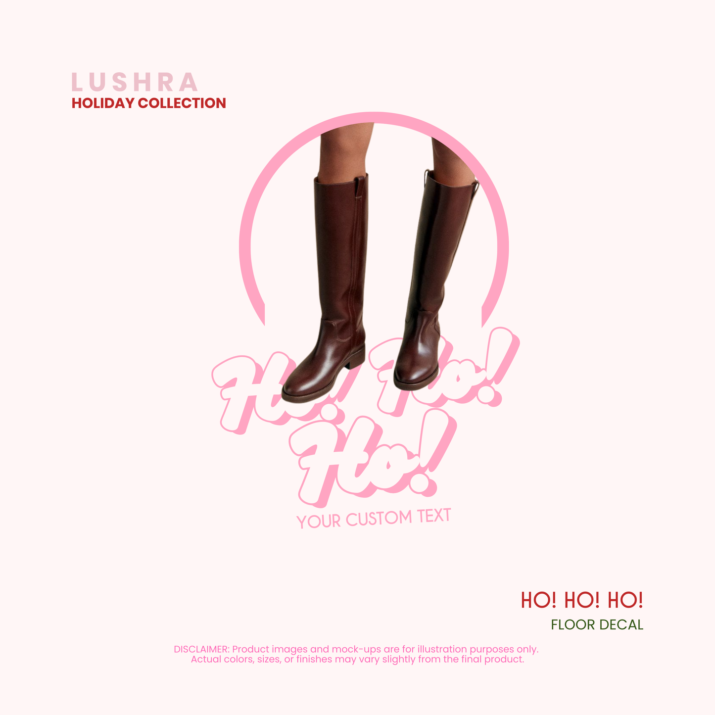 Christmas Cheer Floor Decal