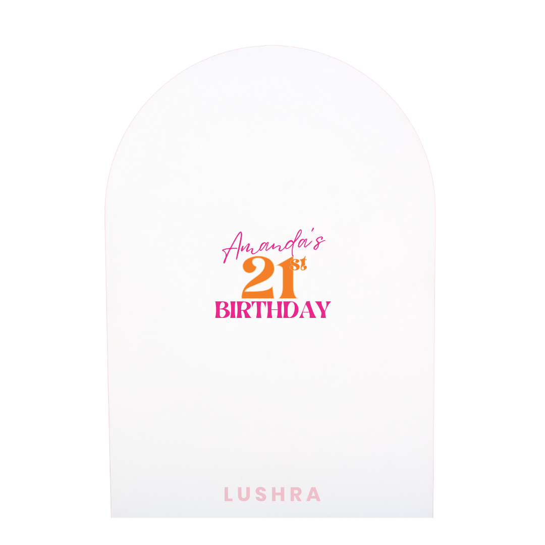 Feelin' Spritzy Birthday Backdrop Decal