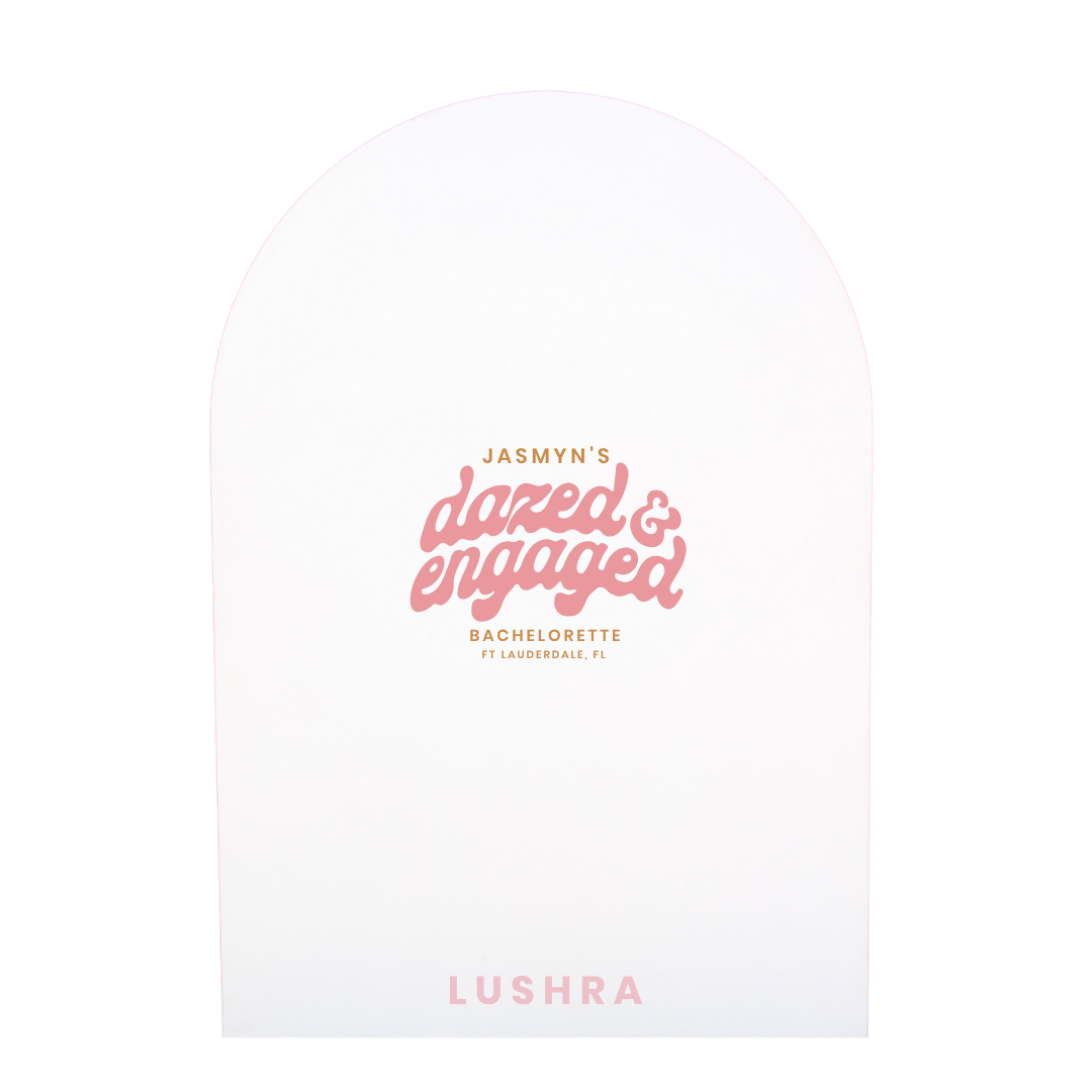 Dazed and Engaged Bachelorette Backdrop Decal