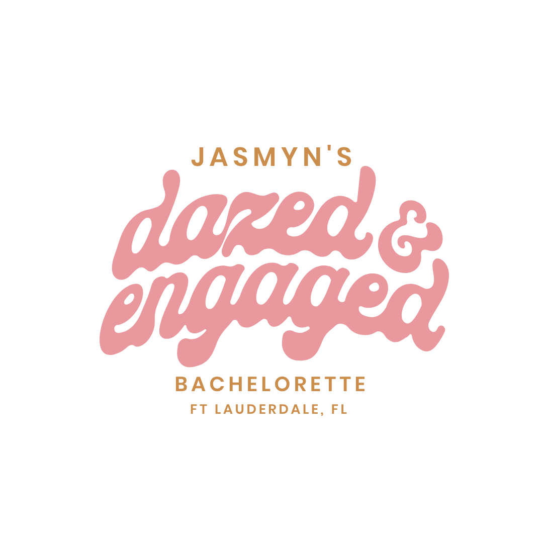 Dazed and Engaged Bachelorette Backdrop Decal