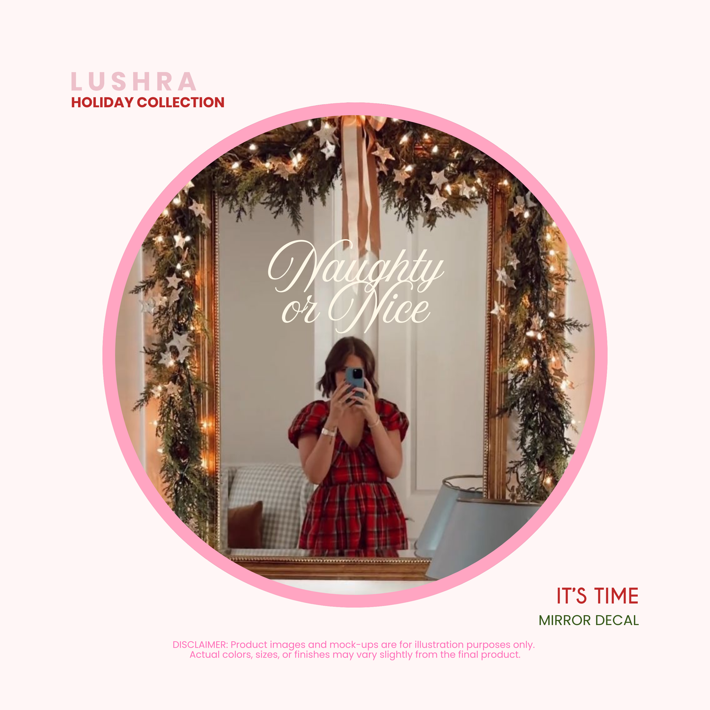 It's Time Mirror Decal