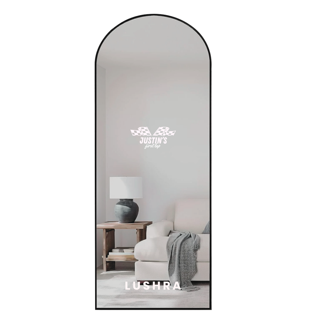 Full Throttle Birthday Mirror Decal