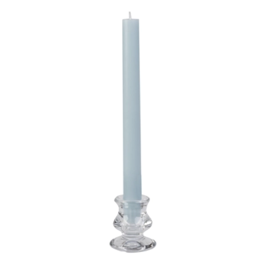 7/8" Diameter X 10" Tall Wedgewood Blue Taper - Case 12