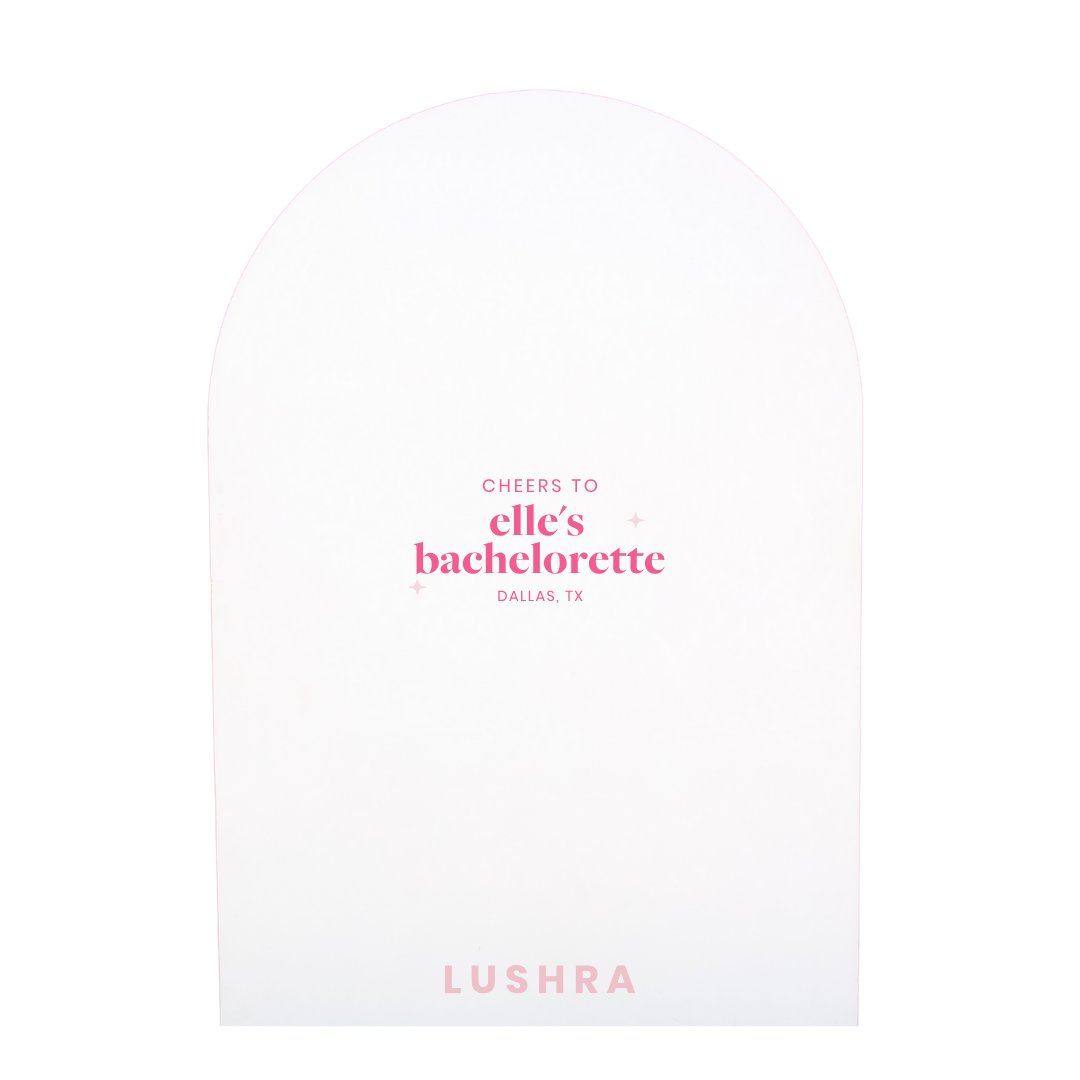 Material Girl Bachelorette Backdrop Decal