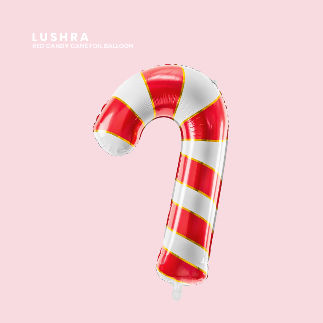 Candy Cane Mylar Balloons