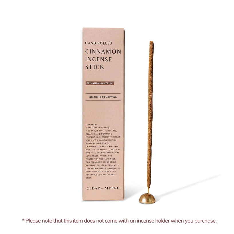 Cinnamon Hand-Rolled Incense Stick | 7 Sticks