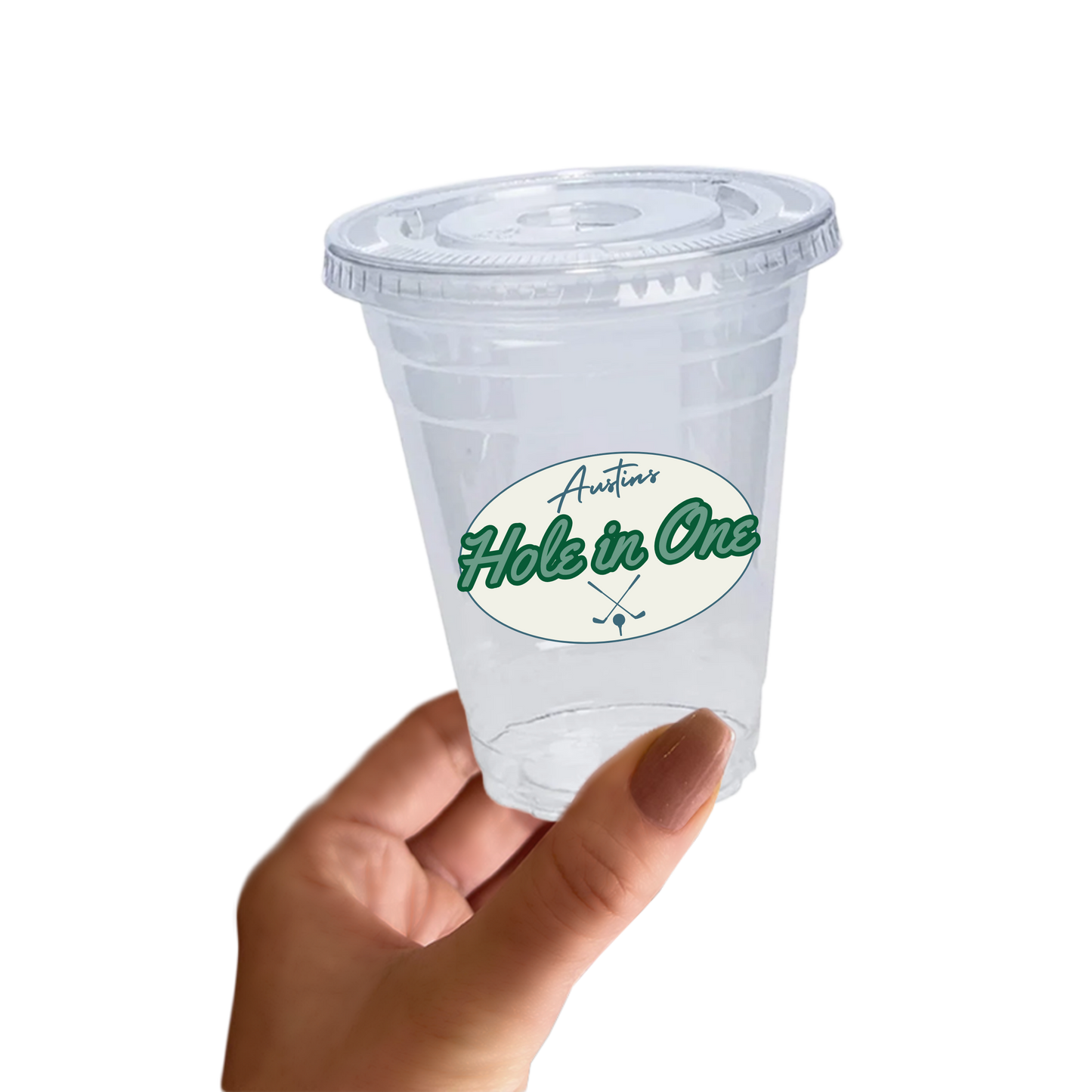 Hole In One Birthday Sticker Cups