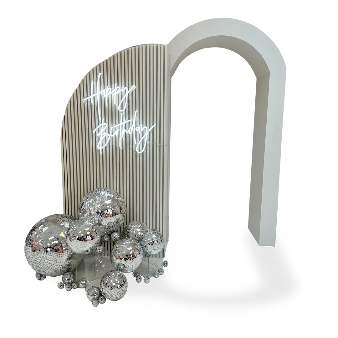 STYLED WIDE OPEN ARCH WITH HALF ARCH