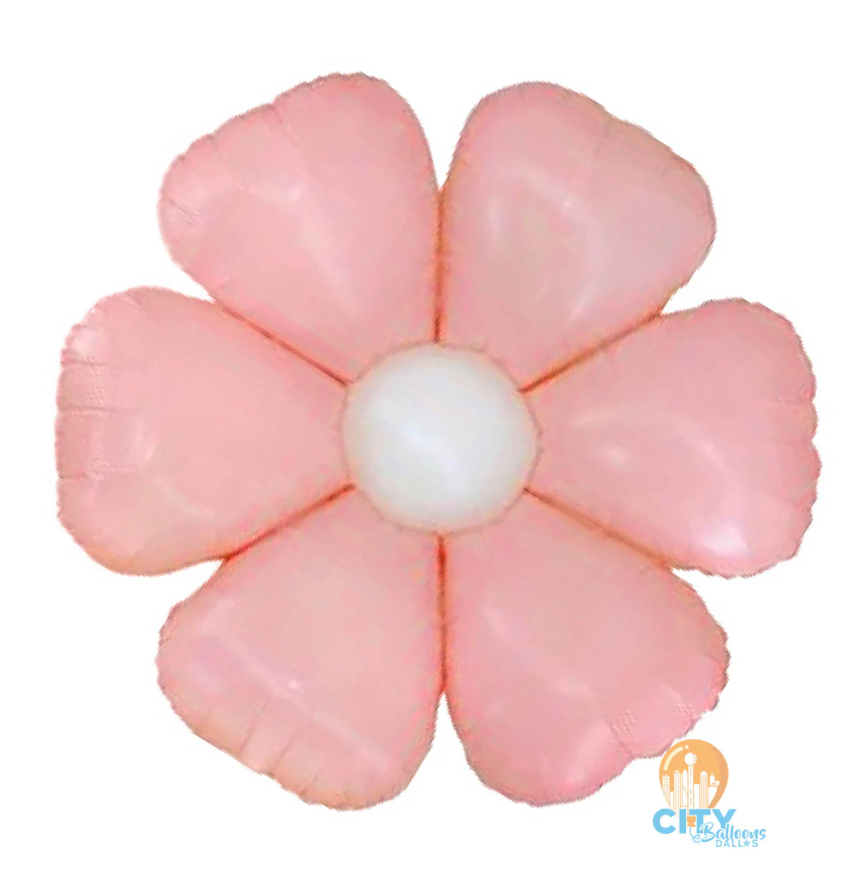 Pink Daisy Flower 16 inch Foil