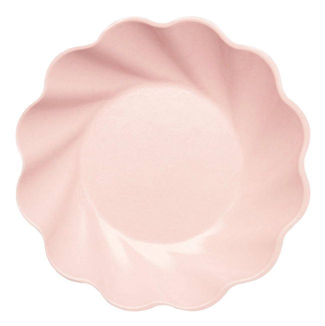 Simply Eco Compostable Bamboo Salad Plate Blush/8pkg