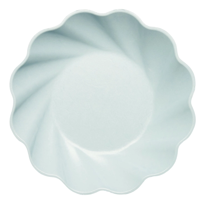 Simply Eco Compostable Bamboo Salad Plate Sky Blue/8pkg