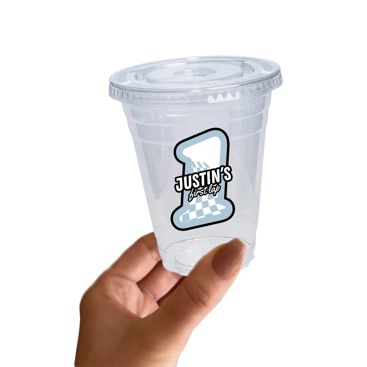 Full Throttle Birthday Sticker Cups