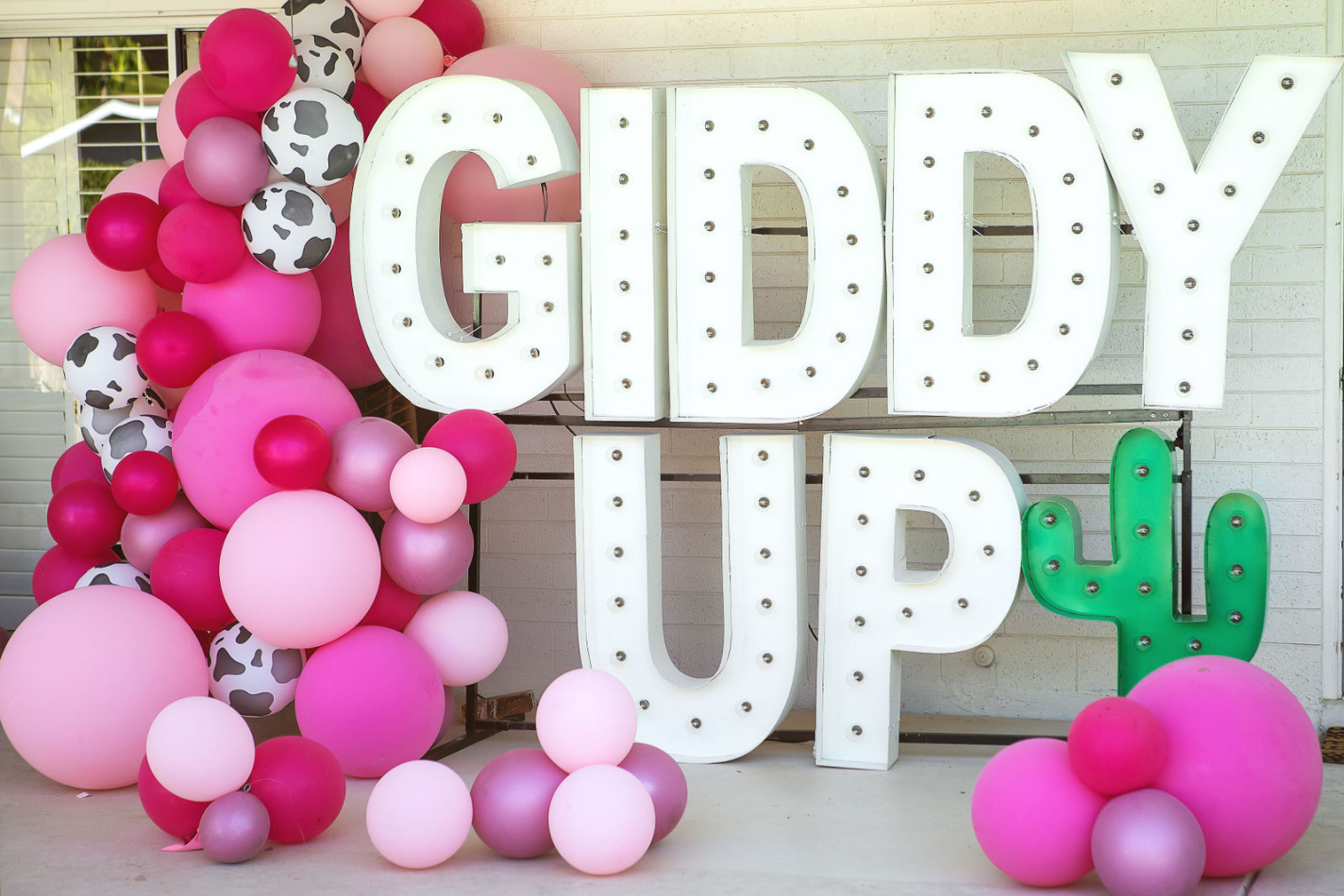 Rhinestone Cowgirl Balloon Garland Kit