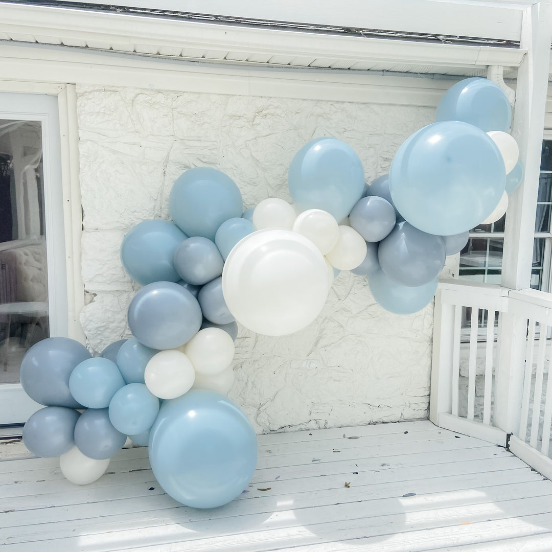 Blue Jean Baby Balloon Garland Kit