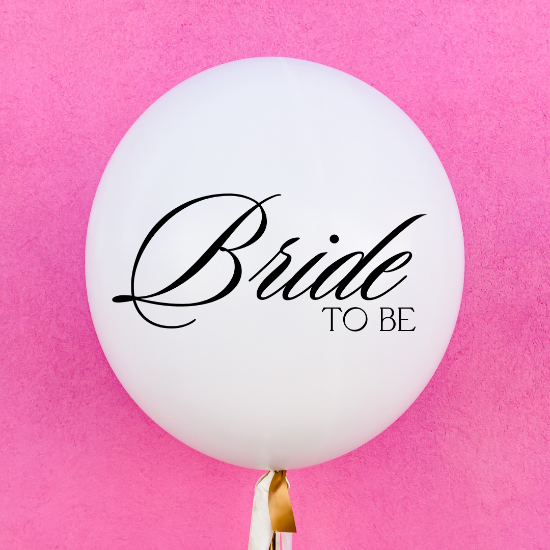 Bride To Be Jumbo Vinyl Balloon