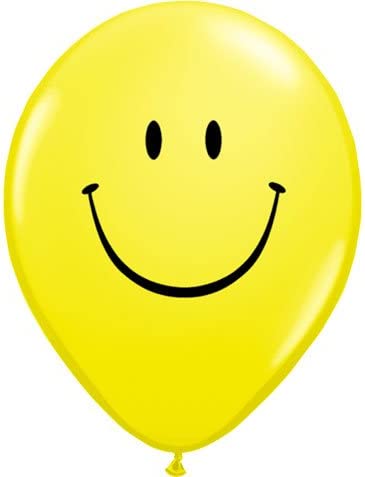 Yellow Smiley- Specialty Color - Quantity: 10 included in Balloon Garland Kit