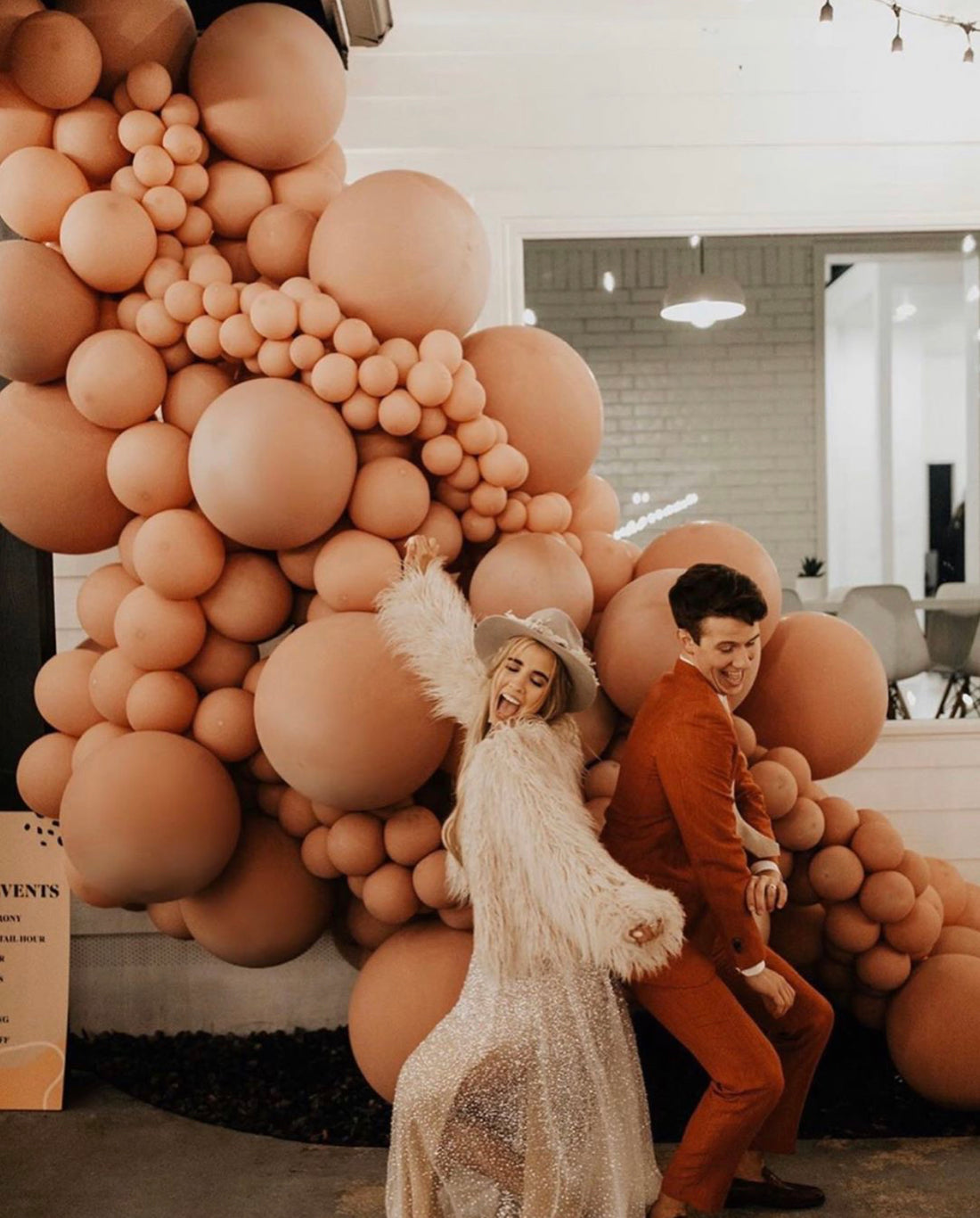 A Boho Balloon-Filled Wedding