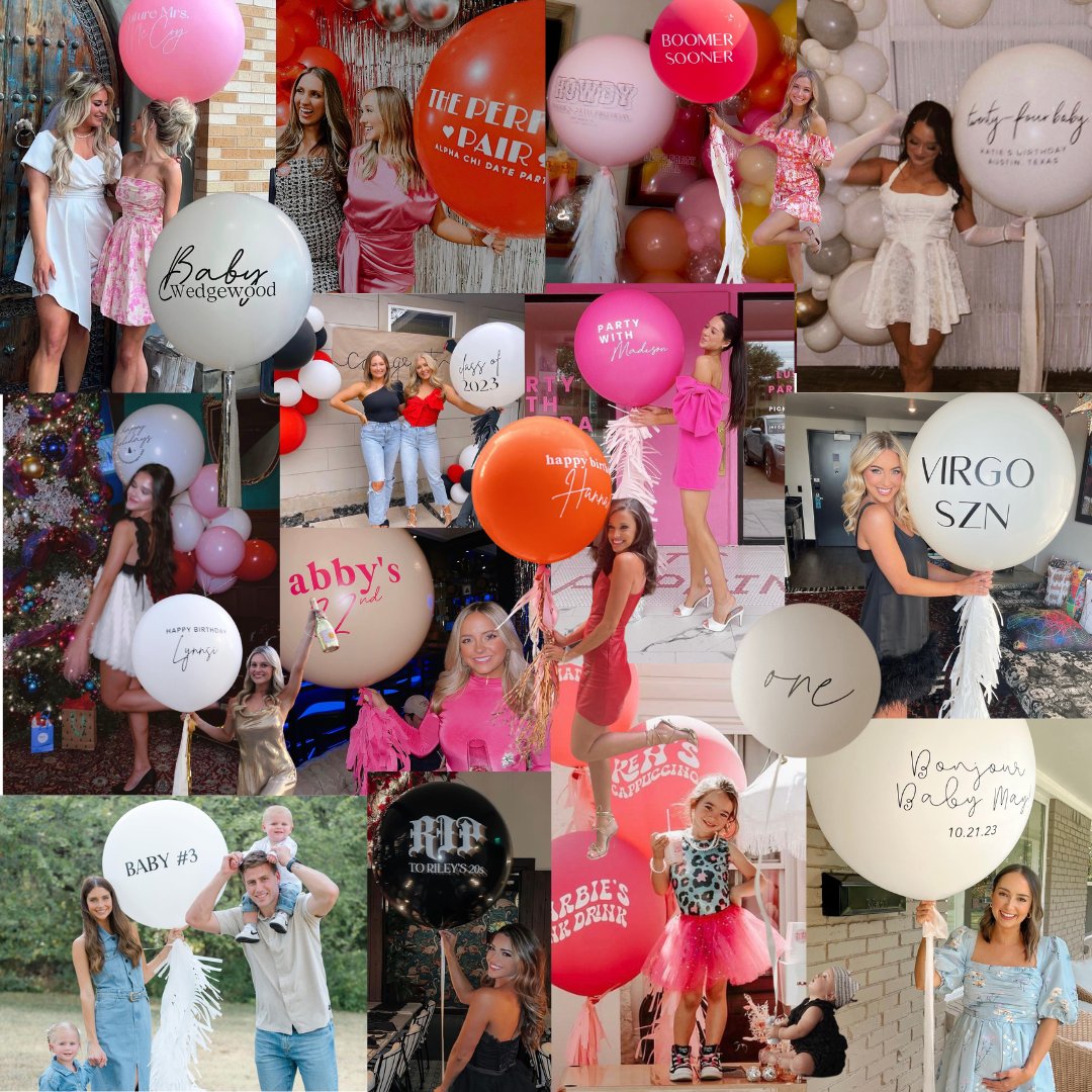 Custom Jumbo Balloons