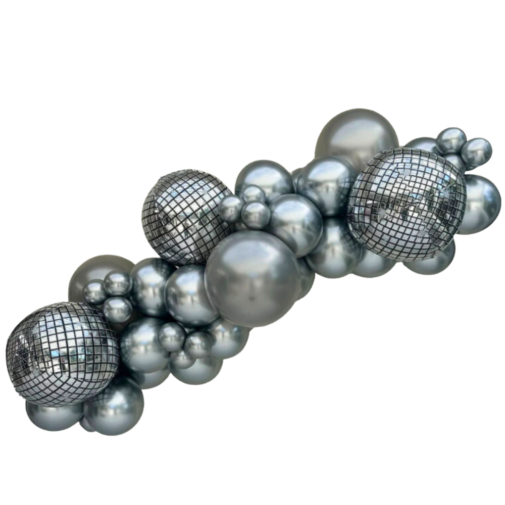 Next Level Chrome Balloon Garland Kit