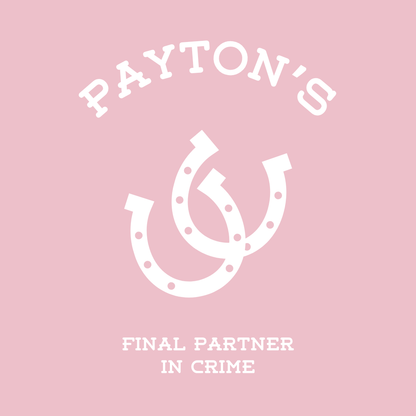 Final Partner In Crime Bachelorette Mirror Decal