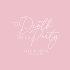 'Til Death Engagement Mirror Decal