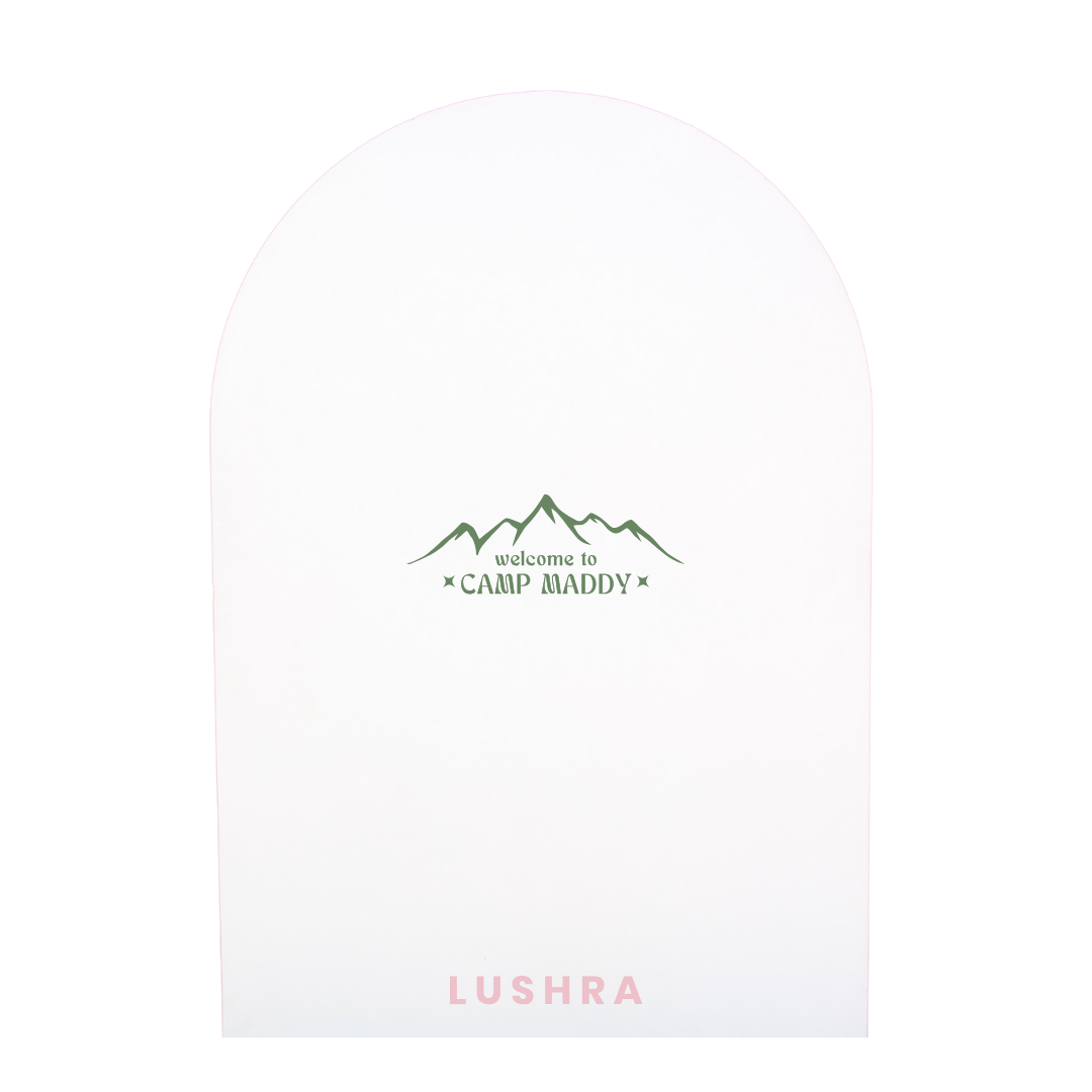 Last Trail Before The Veil Bachelorette Backdrop Decal