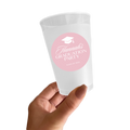 Graduation Cheers Sticker Cup