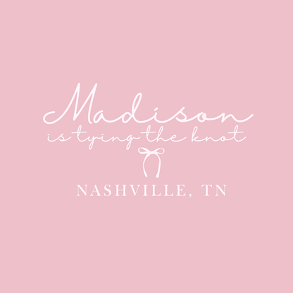 Tying The Knot Mirror Decal
