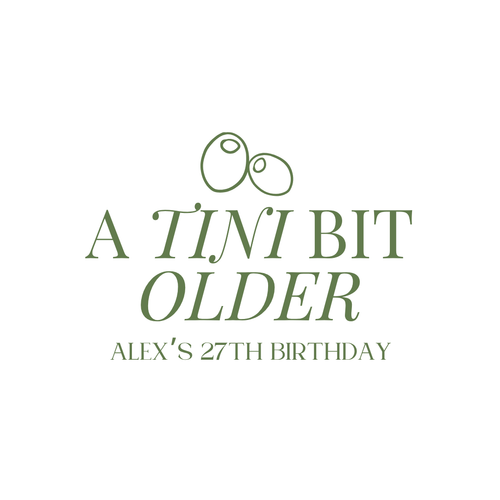 A Tini Bit Older Backdrop Decal
