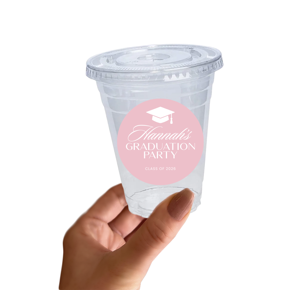 Graduation Cheers Sticker Cup