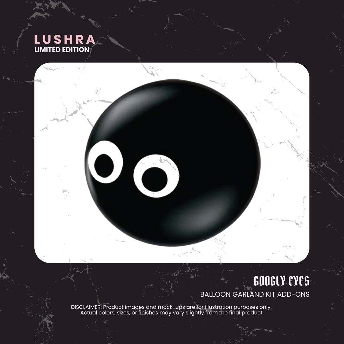 Black Googly Eyes Balloon