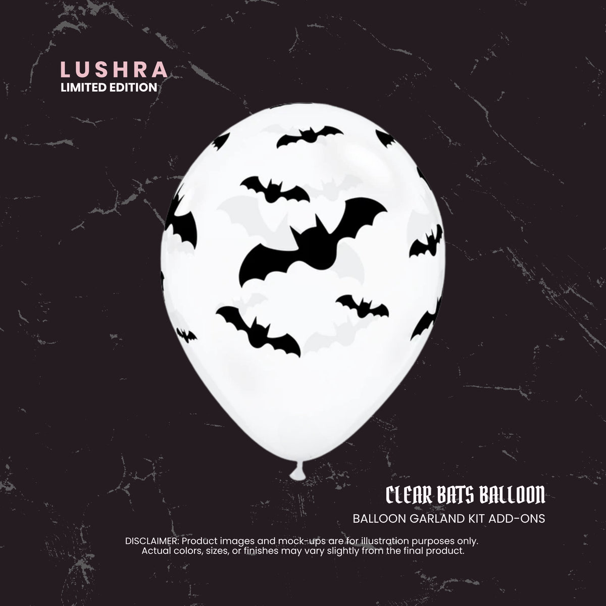 Clear Bats Balloons