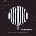 Striped Mylar Balloons