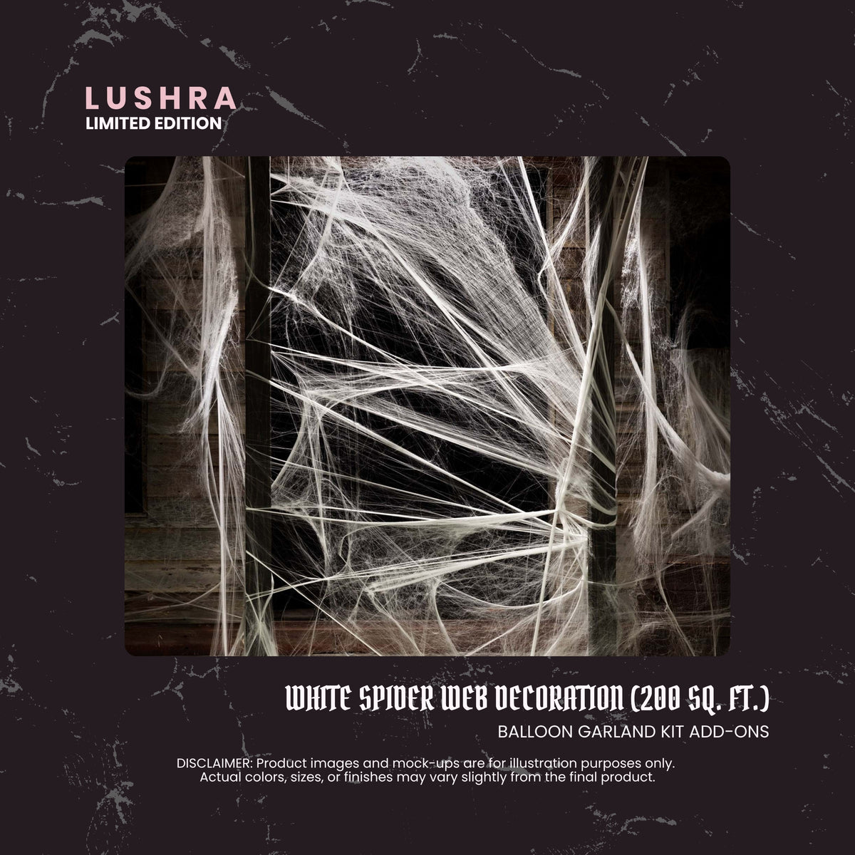 White Spider Web Decoration (200 sq. ft.)