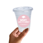What, like it's hard? Graduation Sticker Cup