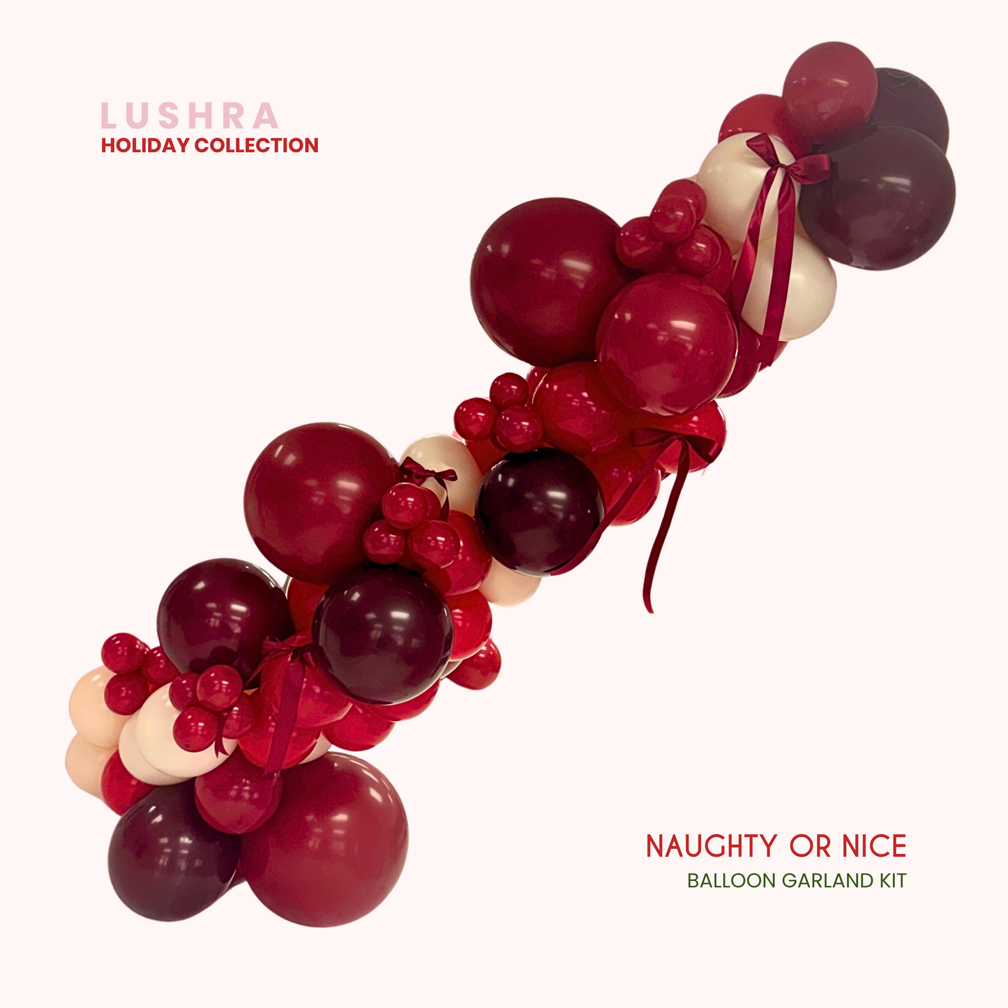 Naughty or Nice Balloon Garland Kit