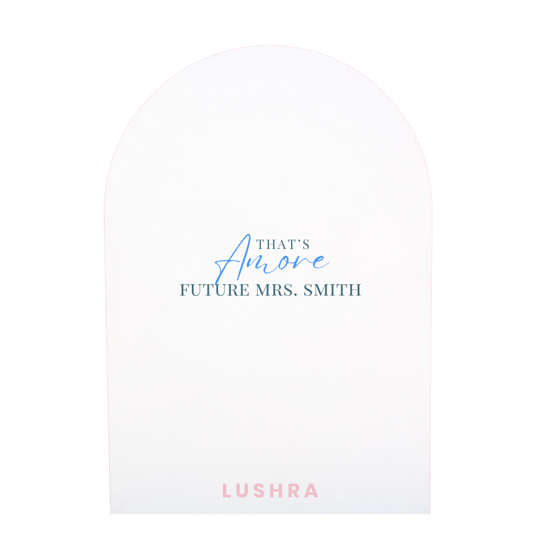 That's Amore Bridal Shower Backdrop Decal