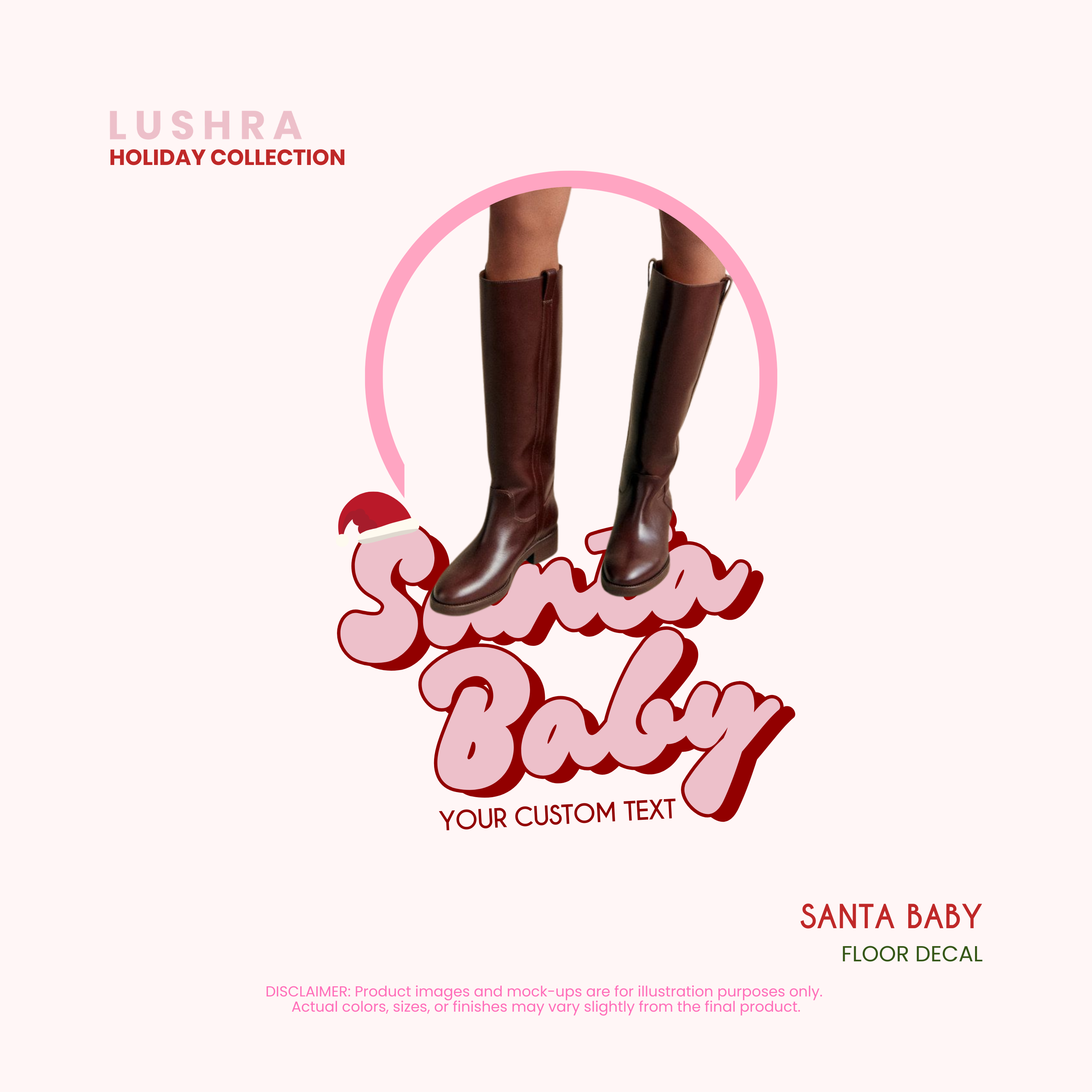 Christmas Cheer Floor Decal