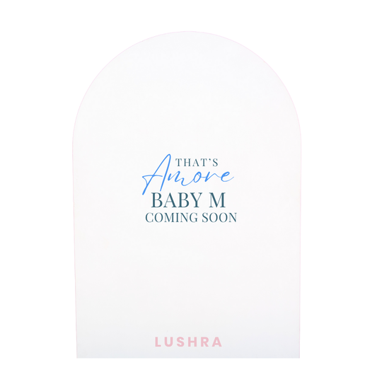 That's Amore Baby Shower Backdrop Decal
