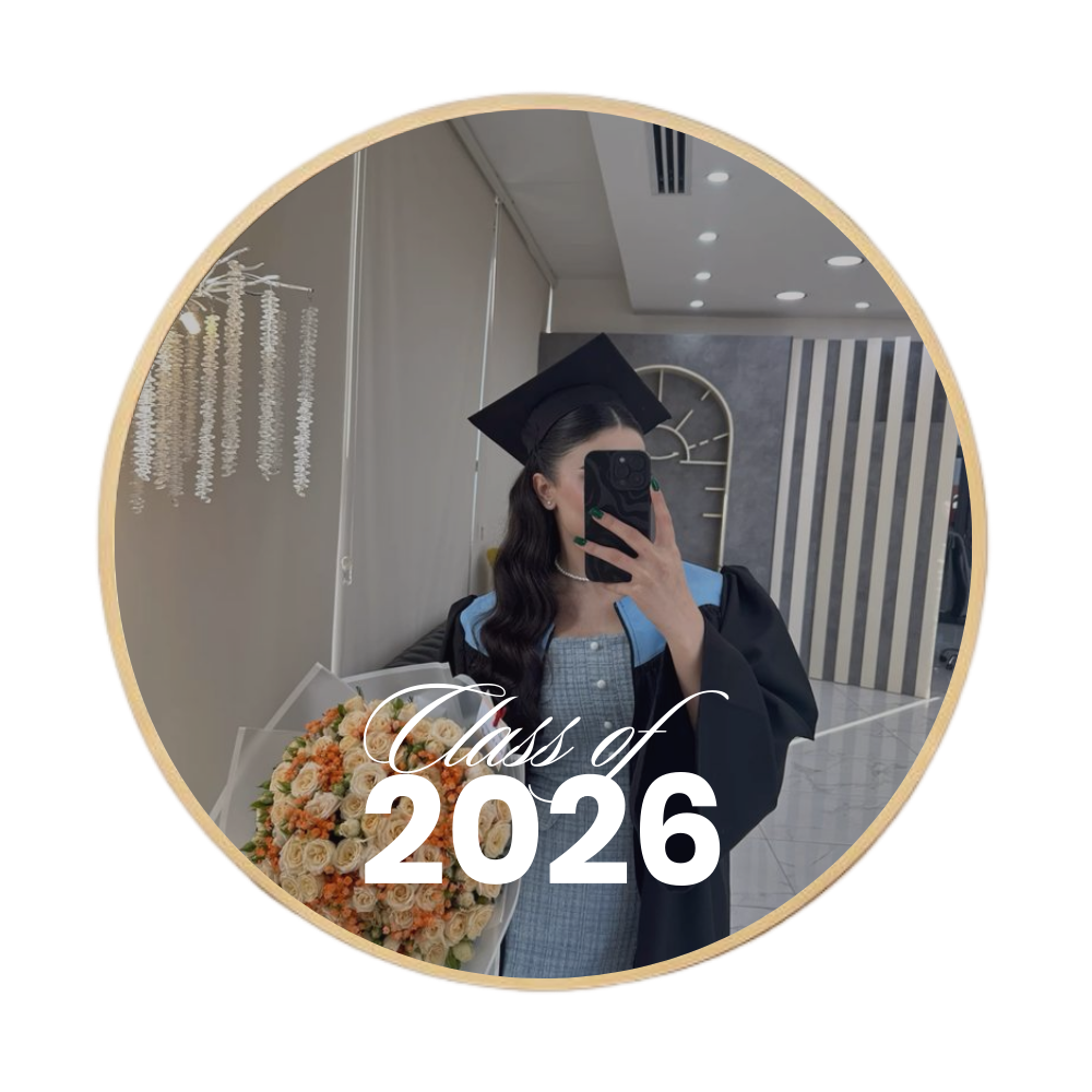 Class of 2026 Graduation Mirror Decal
