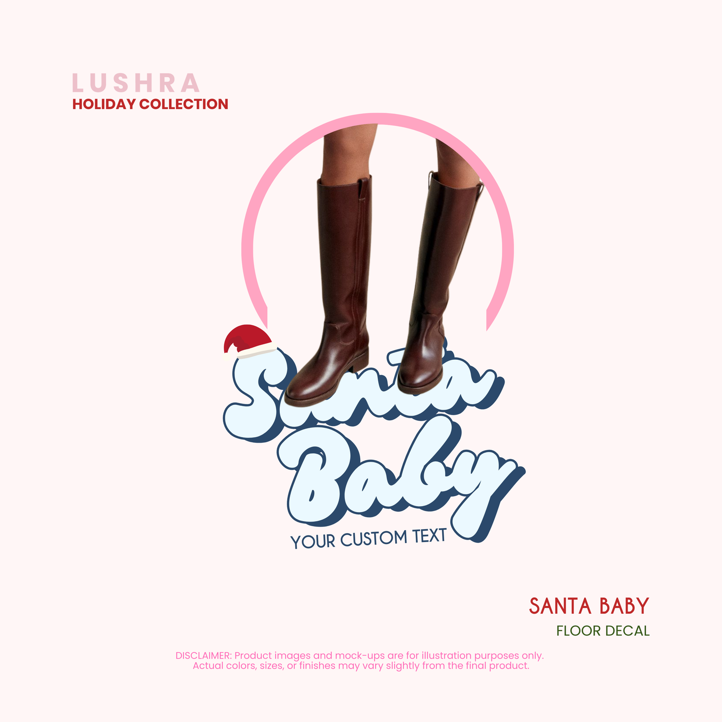 Christmas Cheer Floor Decal