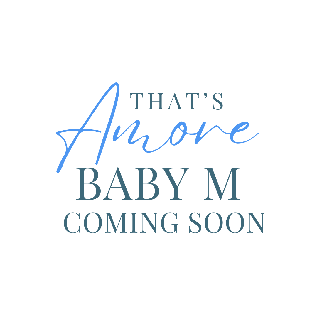 That's Amore Baby Shower Backdrop Decal