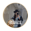GRAD! Graduation Mirror Decal
