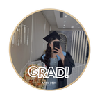 GRAD! Graduation Mirror Decal