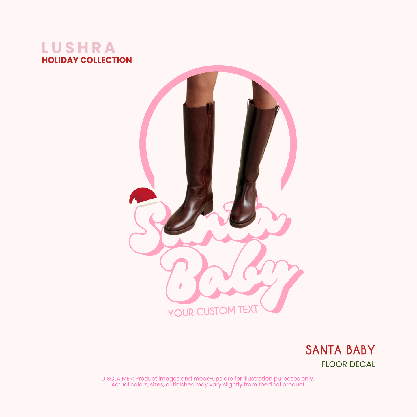 Christmas Cheer Floor Decal