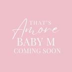 That's Amore Baby Shower Mirror Decal
